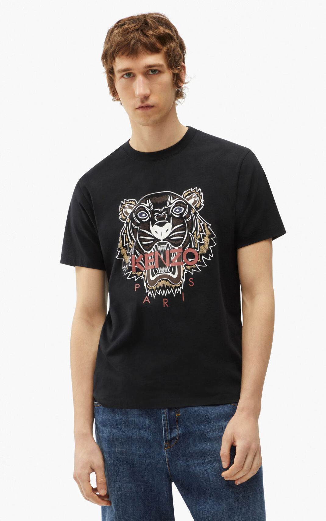 Kenzo Tiger Póló Férfi Fekete | ID.957953